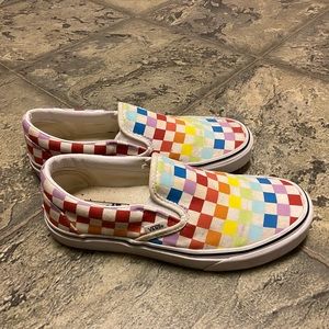 Great Condition Rainbow Vans Women’s size 8.5